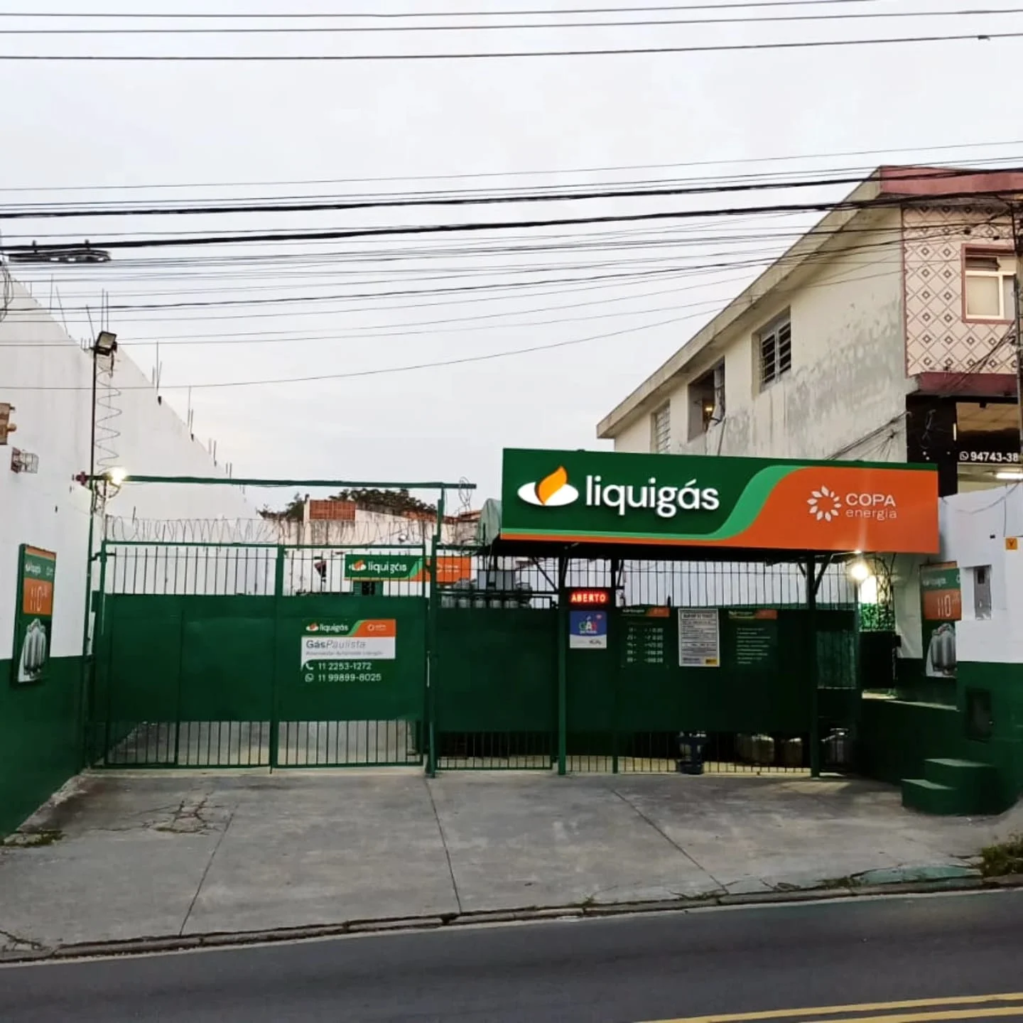Fachada da loja Gás Tatuapé